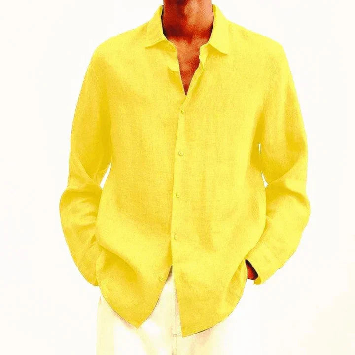 Elegant men's linen shirt - lightness meets versatility