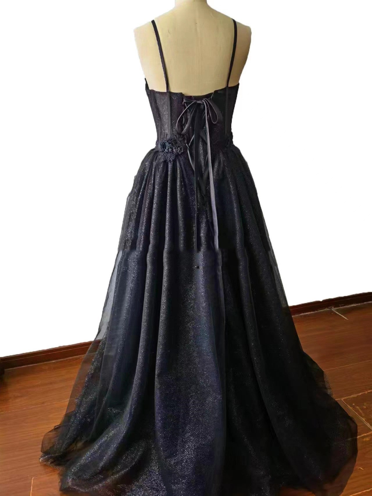 Show Elegant Black Slim Evening Dress Party Dress