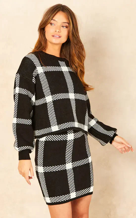 Yana - Elegant business suit pullover dress