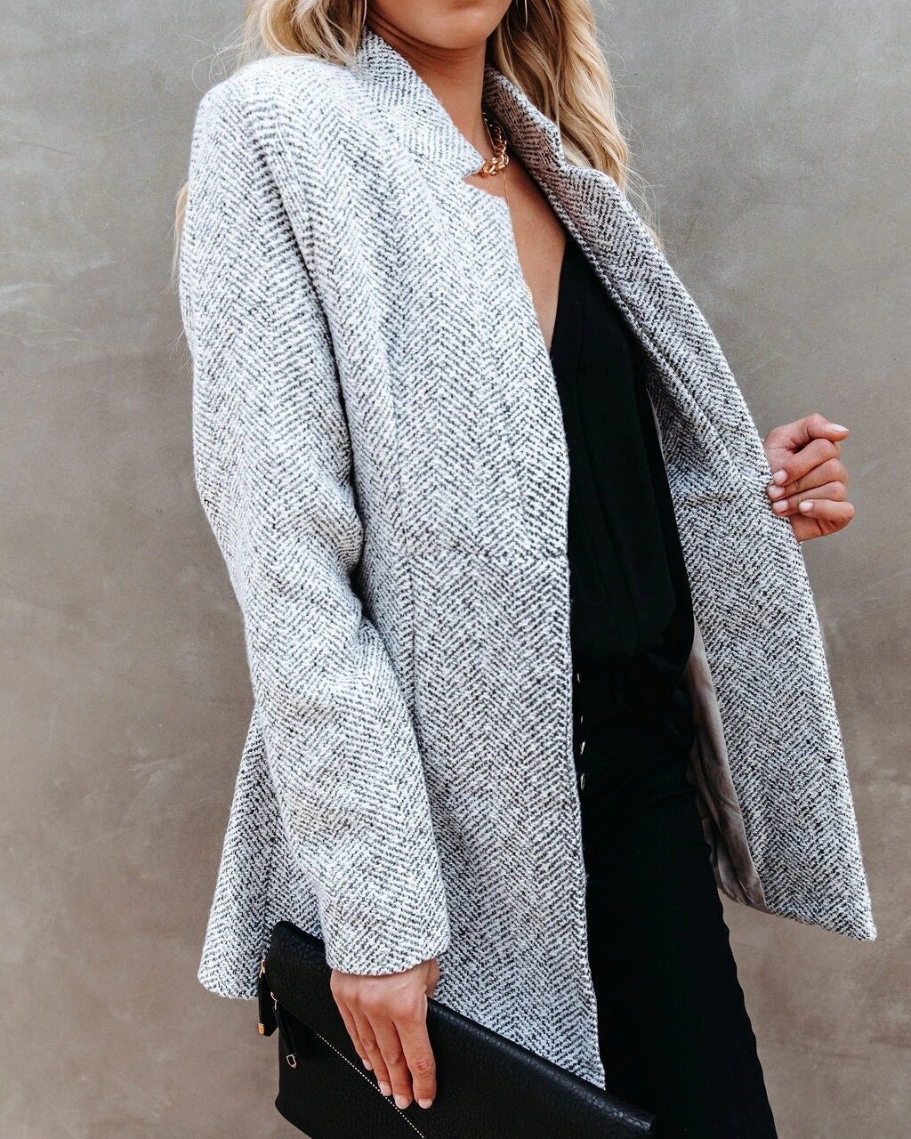 Coatly - Stylish tweed jacket for the transitional season