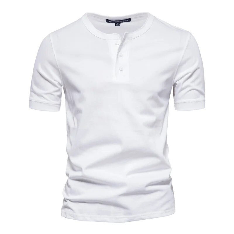 Maik - Stylish Cotton Men's Collar T-shirt