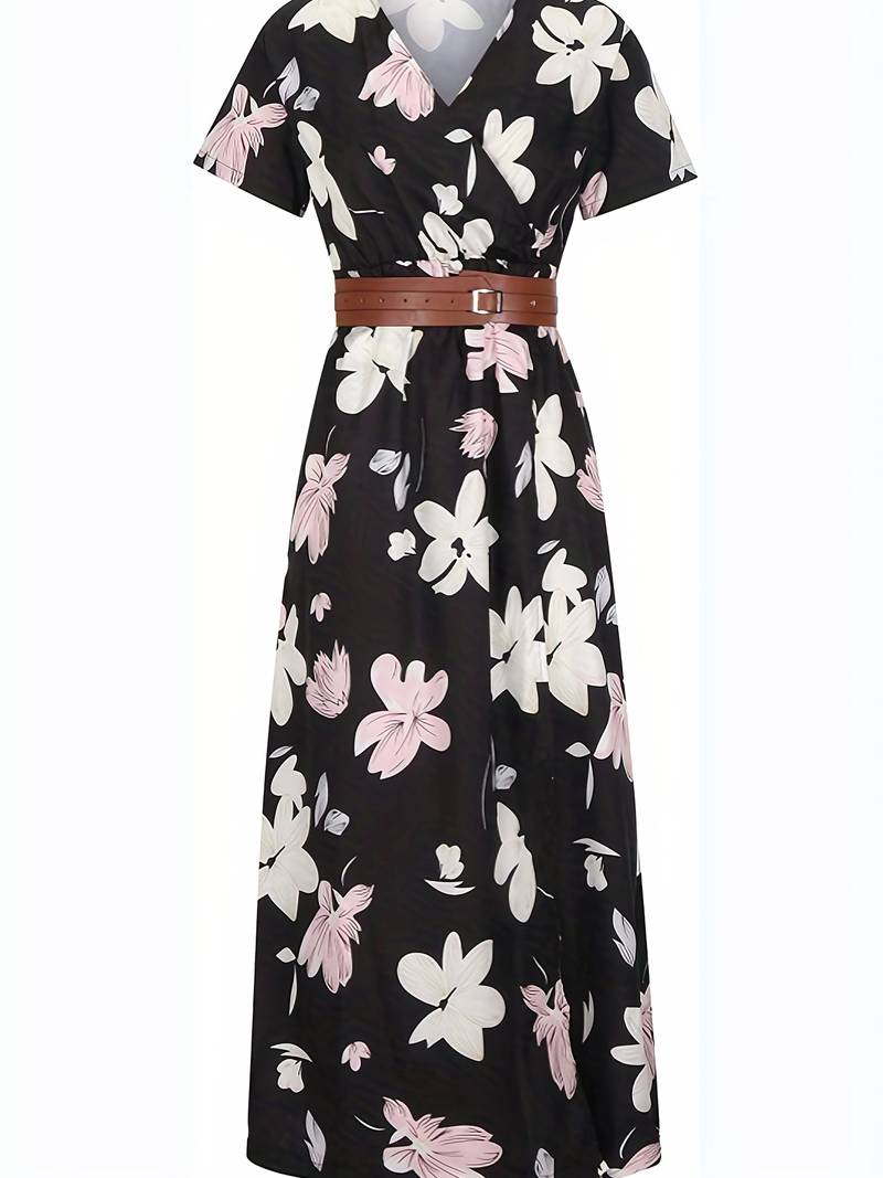 Yessenya - Abstract floral long maxi dress