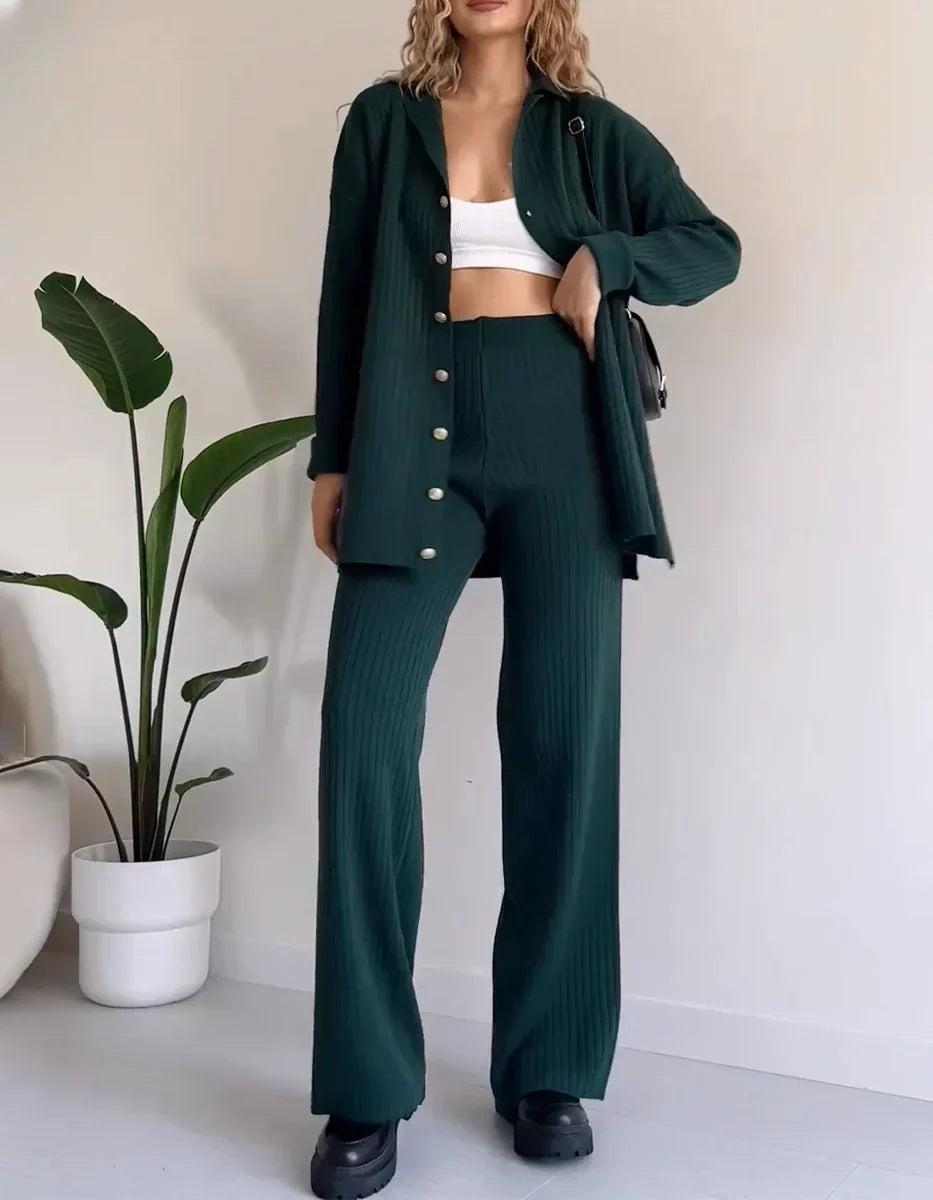 Aaliyah | Women's Cozy & Chic Two-Piece Outfit – Stylish & Comfortable Set for Casual Wear