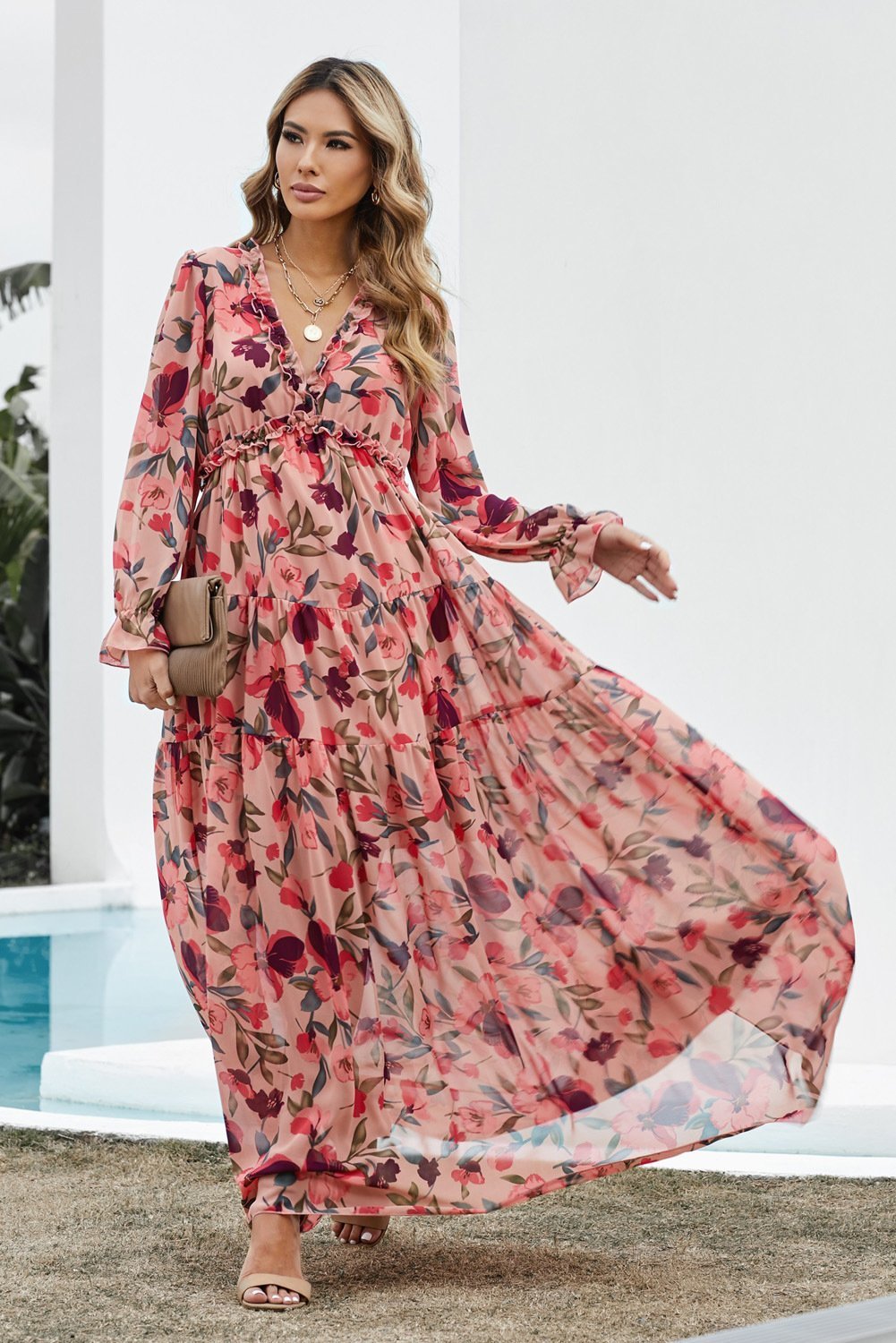 Aloisa  - Printed Maxi Dress