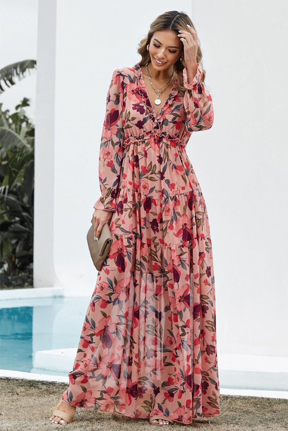 Aloisa  - Printed Maxi Dress