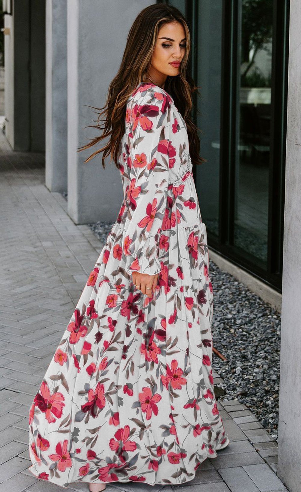 Aloisa  - Printed Maxi Dress