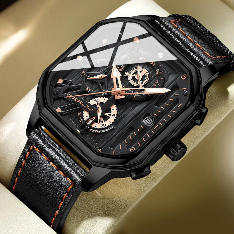 Aston - Luxury automatic watch with skeletonised dial