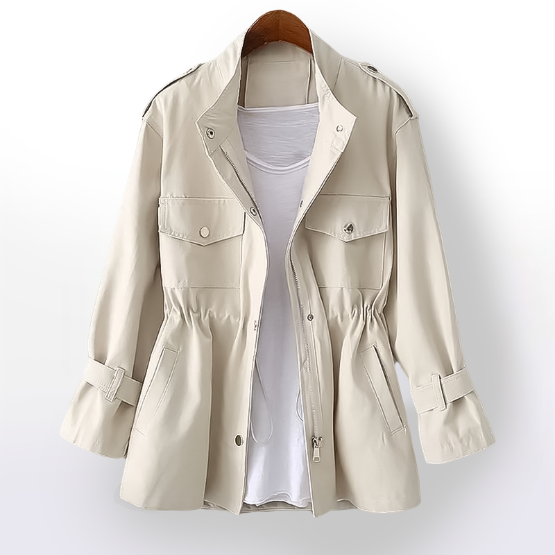 Fashionable windbreaker jacket for women