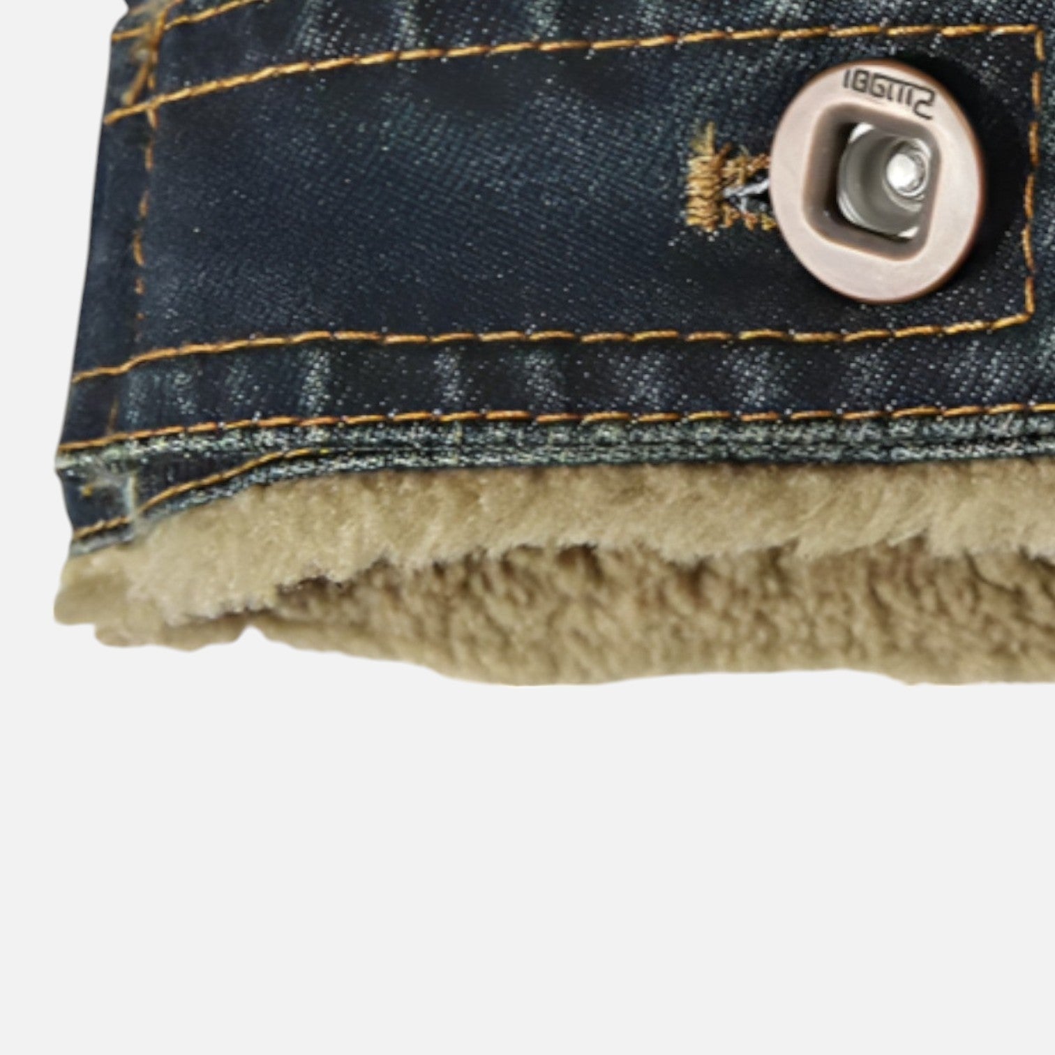 Monacogents | Men's Fleece-Lined Denim Jacket