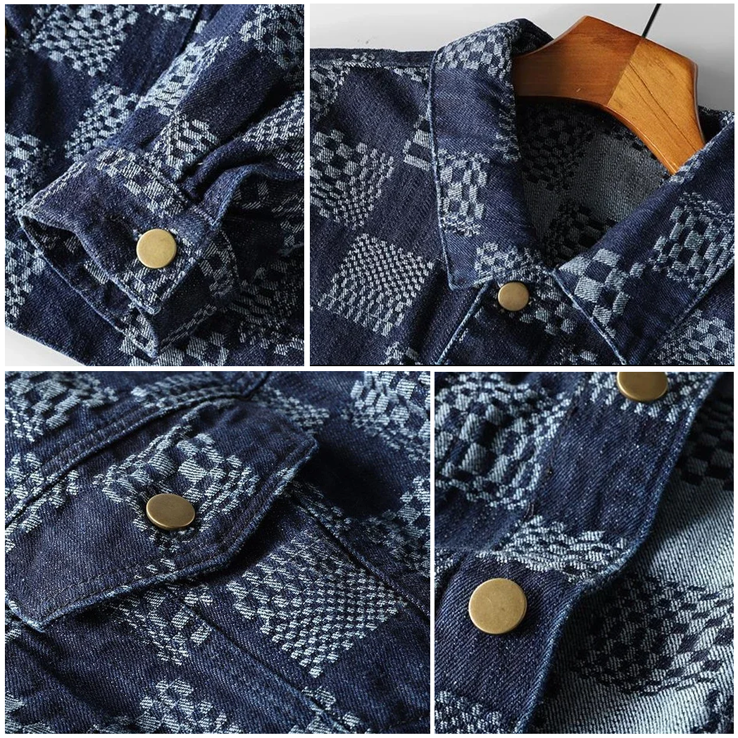 Patchwork Denim Shirt