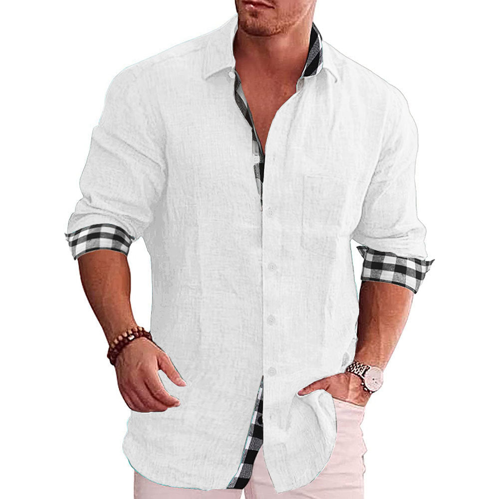 Alain - Summer shirt with buttons and pockets