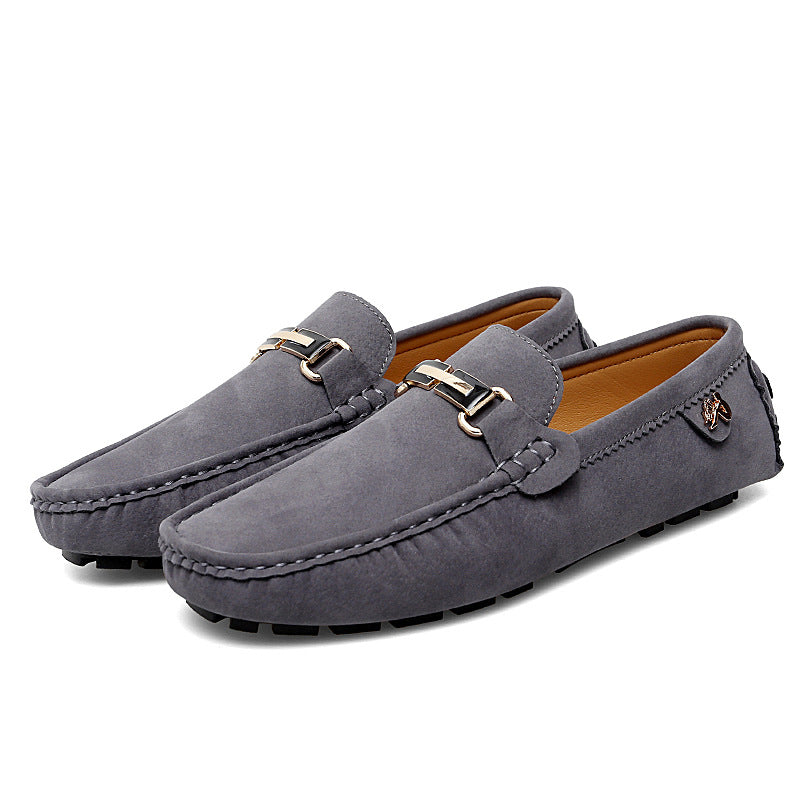 Toby - Elegant leather loafer moccasins