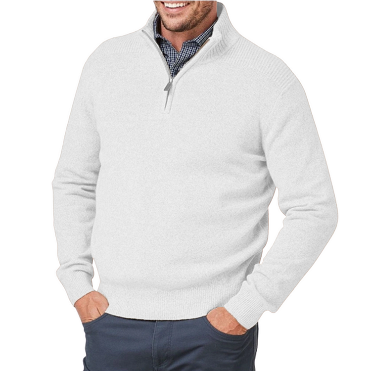 Arthur - Men's three-quarter zip jumper