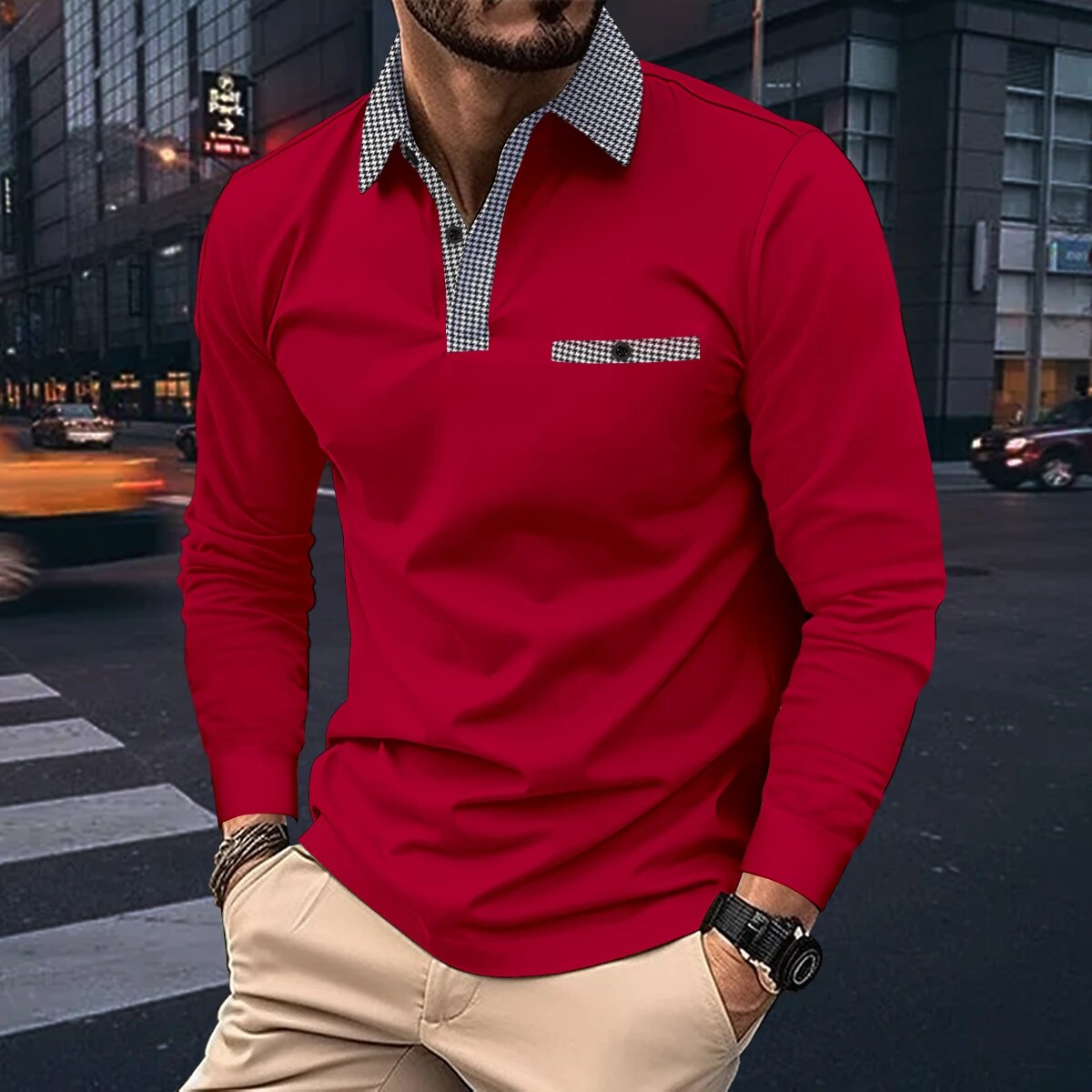 Joey Long-Sleeved Polo Shirt