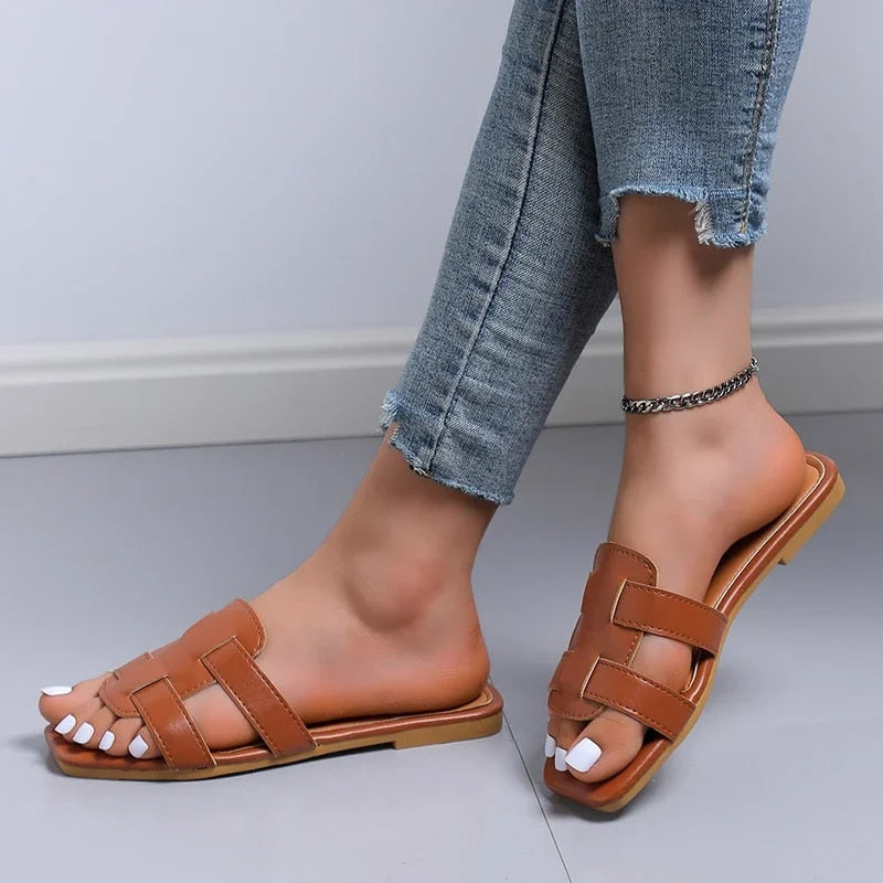 Salvia - Soft Sole Flat Sandals for Women