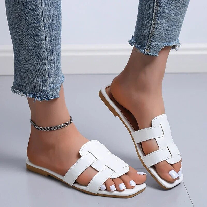 Salvia - Soft Sole Flat Sandals for Women