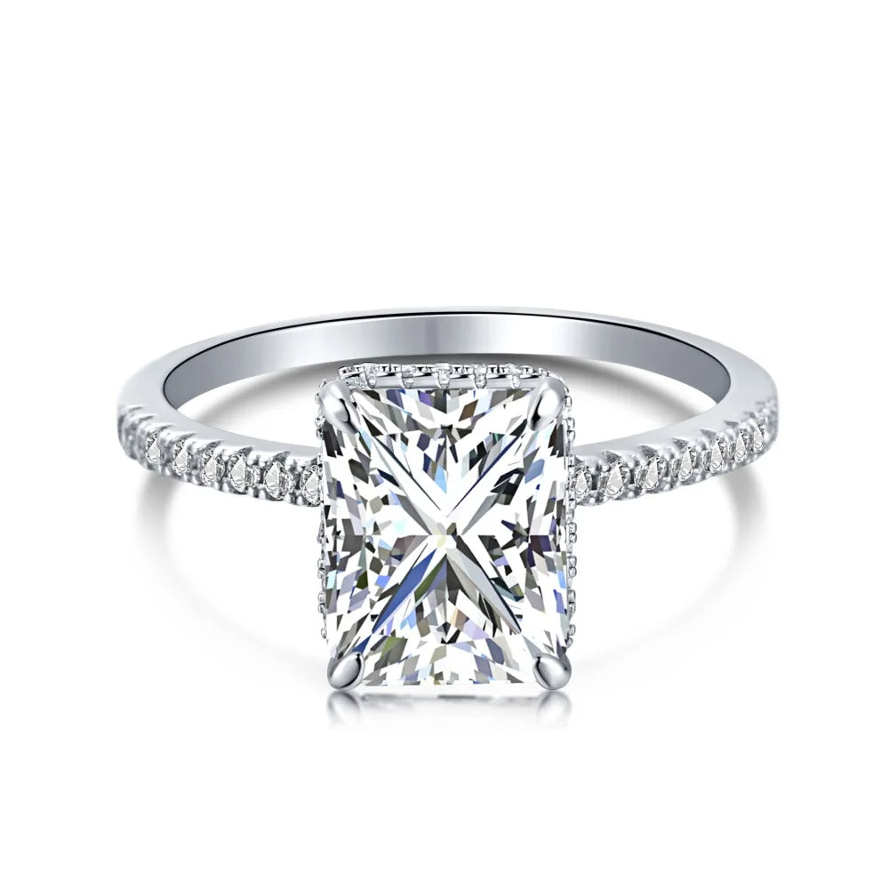 Solstice - Engagement ring with square stone