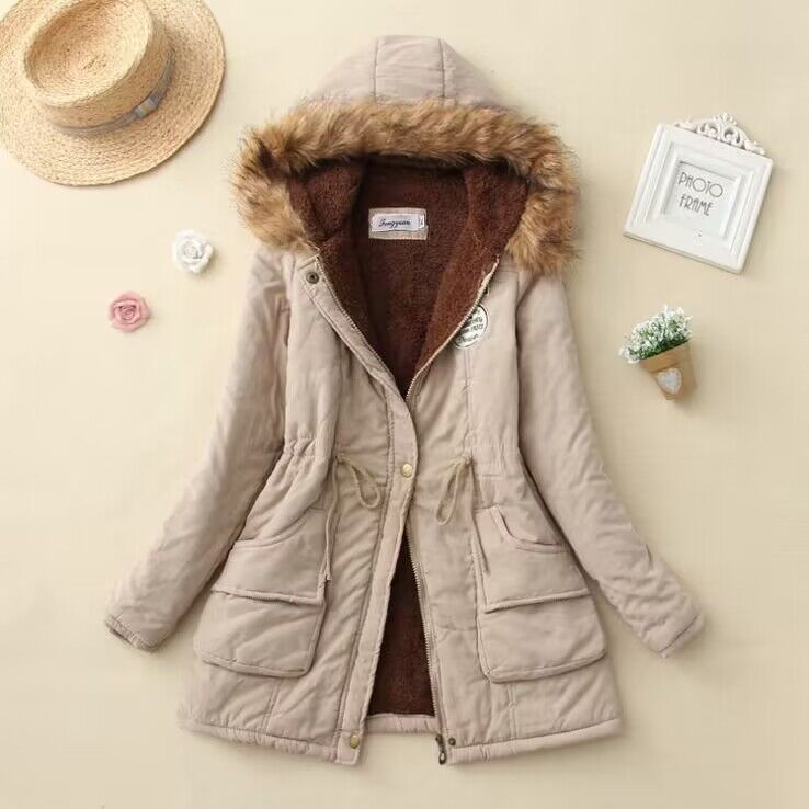 Quilted casual slim jacket