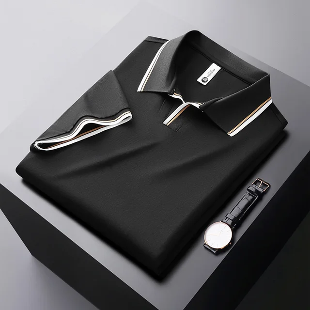 Egon - High-quality lapel polo shirt