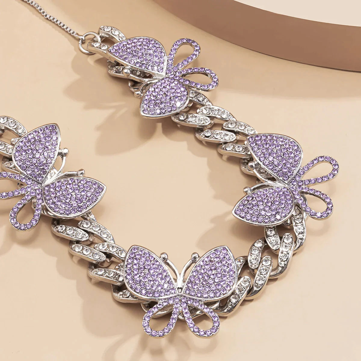 Fashion Butterfly Color Necklace