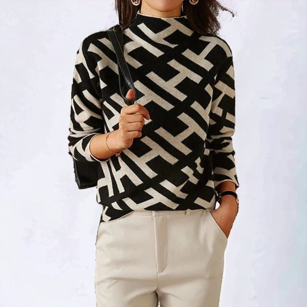 Lissie - Beautiful geometric jumper