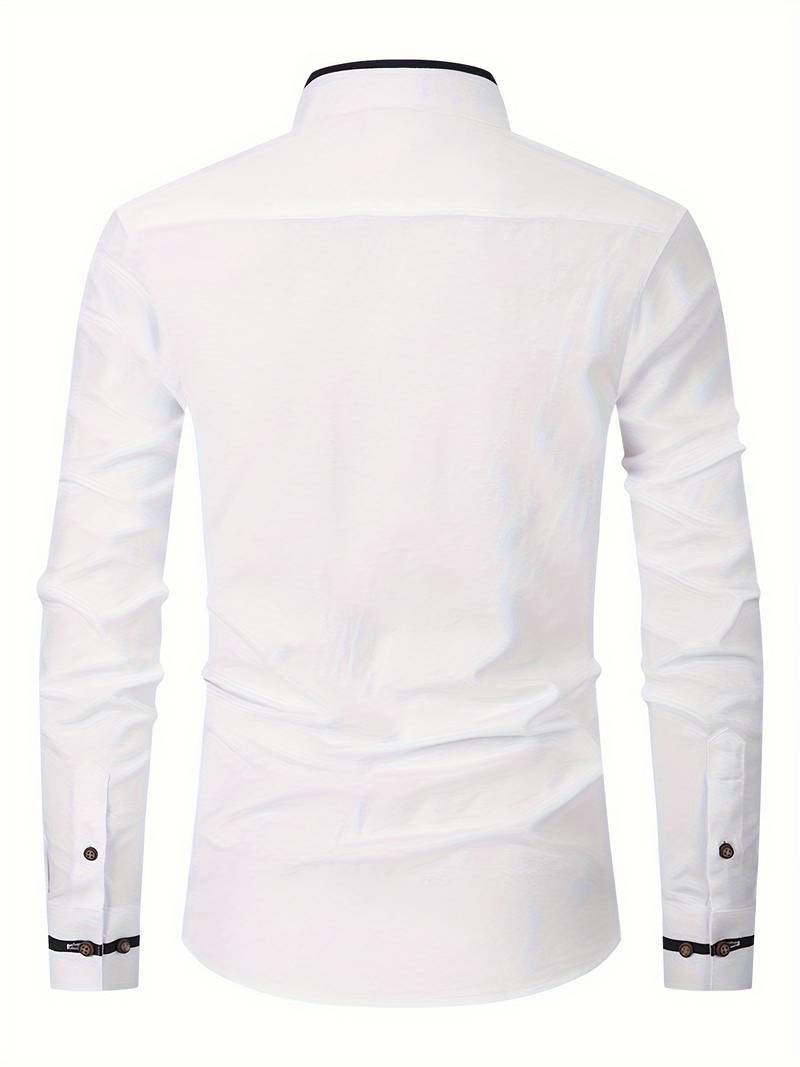 Vincent - Long-armed collar shirt for men