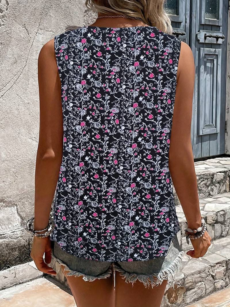 Addison - floral print tank top for summer