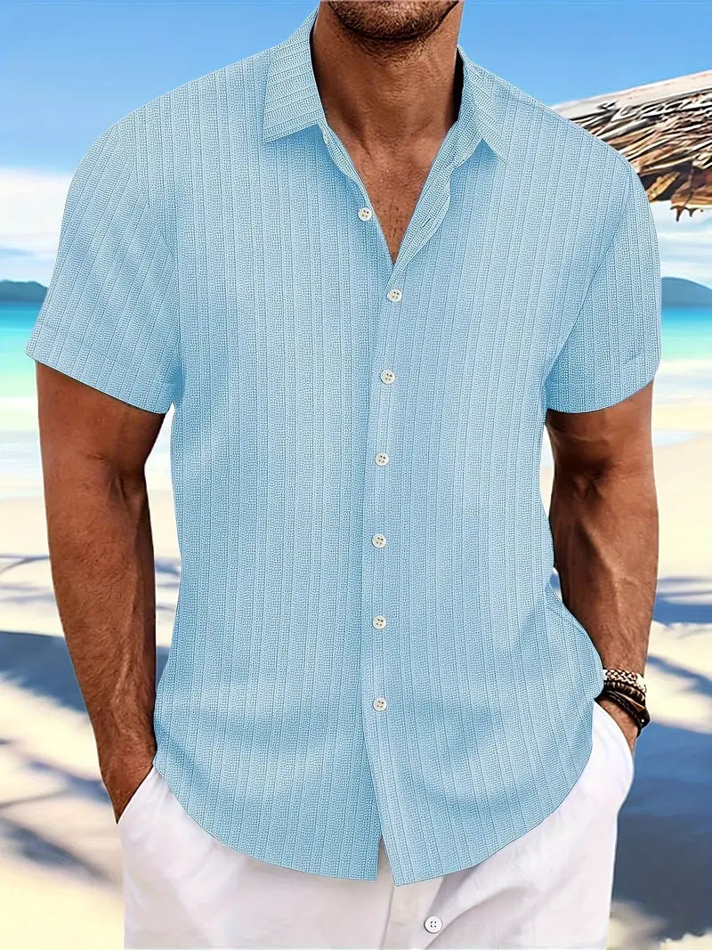 Benjamin – casual shirt with a loose striped pattern