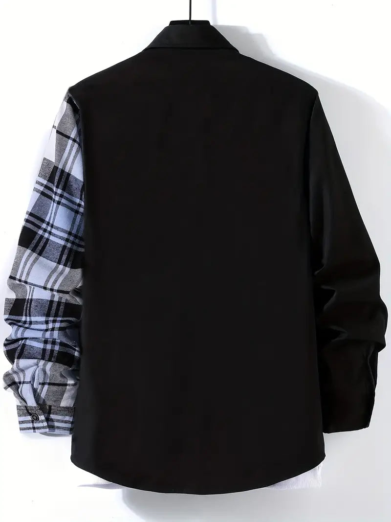 Joseph casual long sleeve button down shirt in check pattern