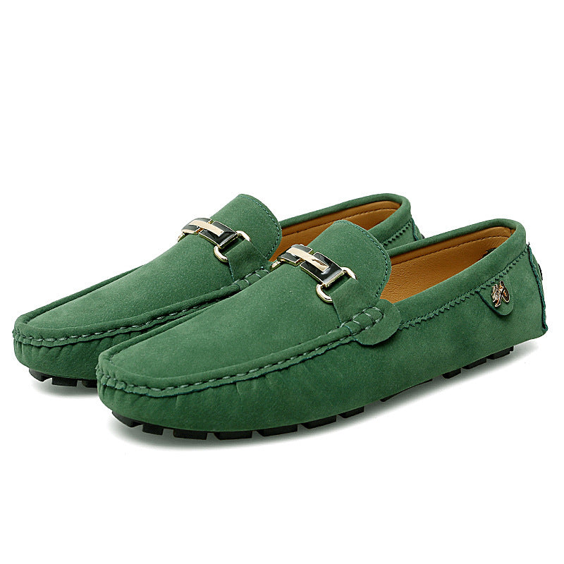 Toby - Elegant leather loafer moccasins