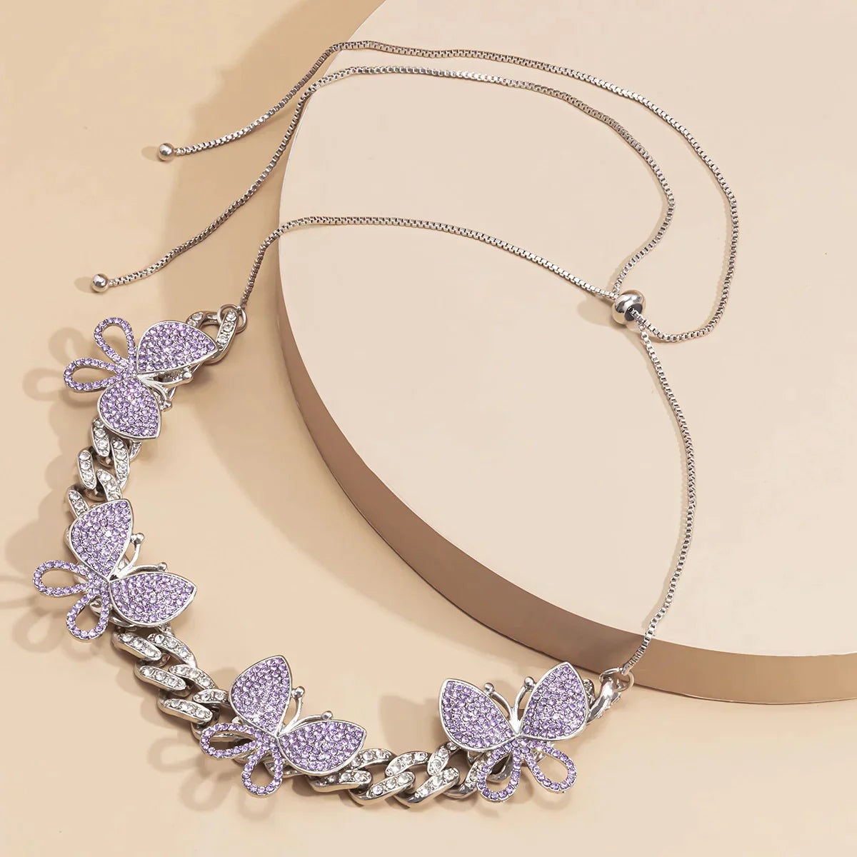 Fashion Butterfly Color Necklace