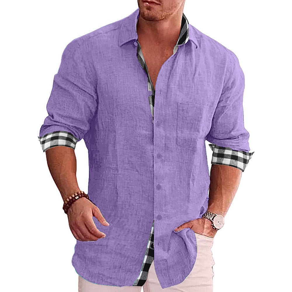 Alain - Summer shirt with buttons and pockets