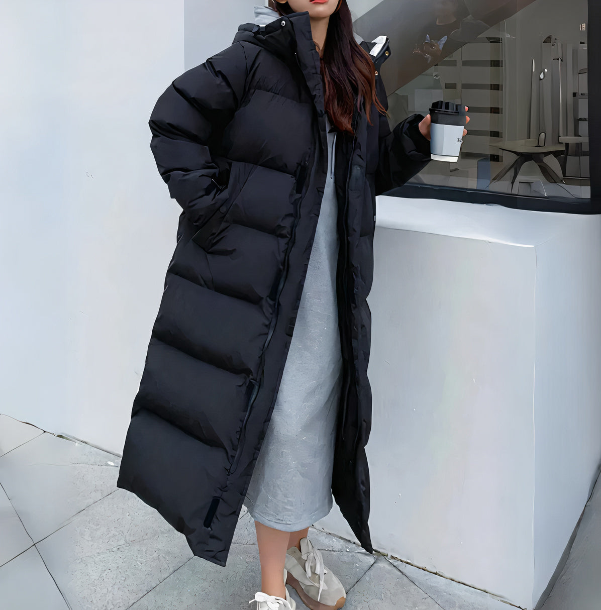 Amalia- Stylish long winter coat