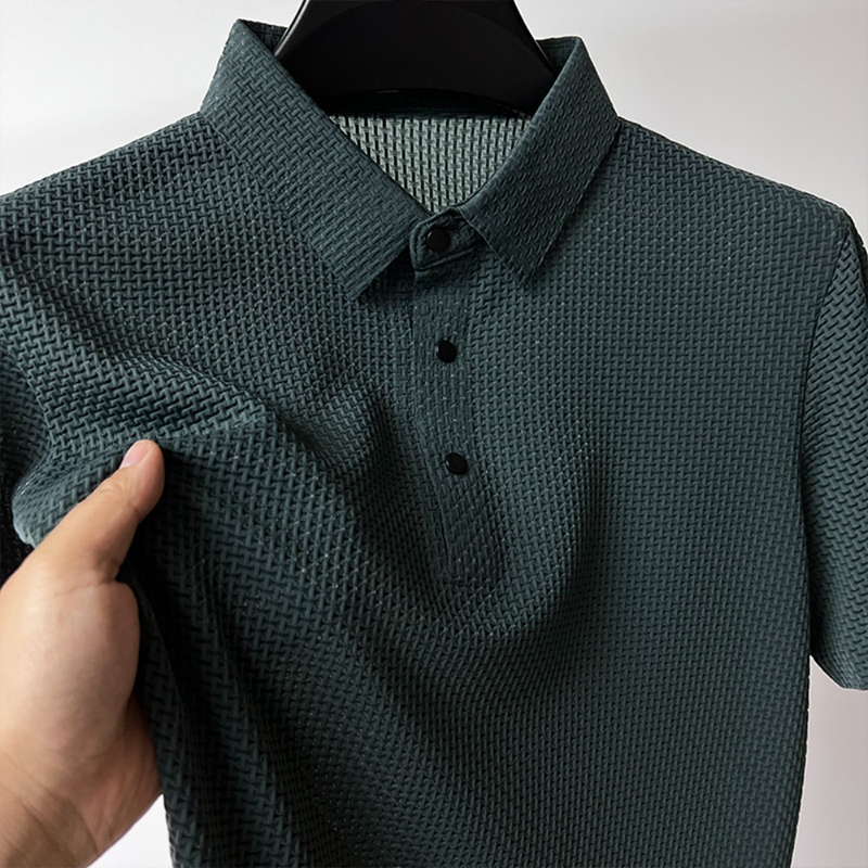 Owen - High quality silk polo shirt