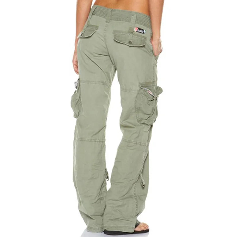 Hailey - Low Waist Cargo Pants - Casual - Trendy - Ideal for Fall