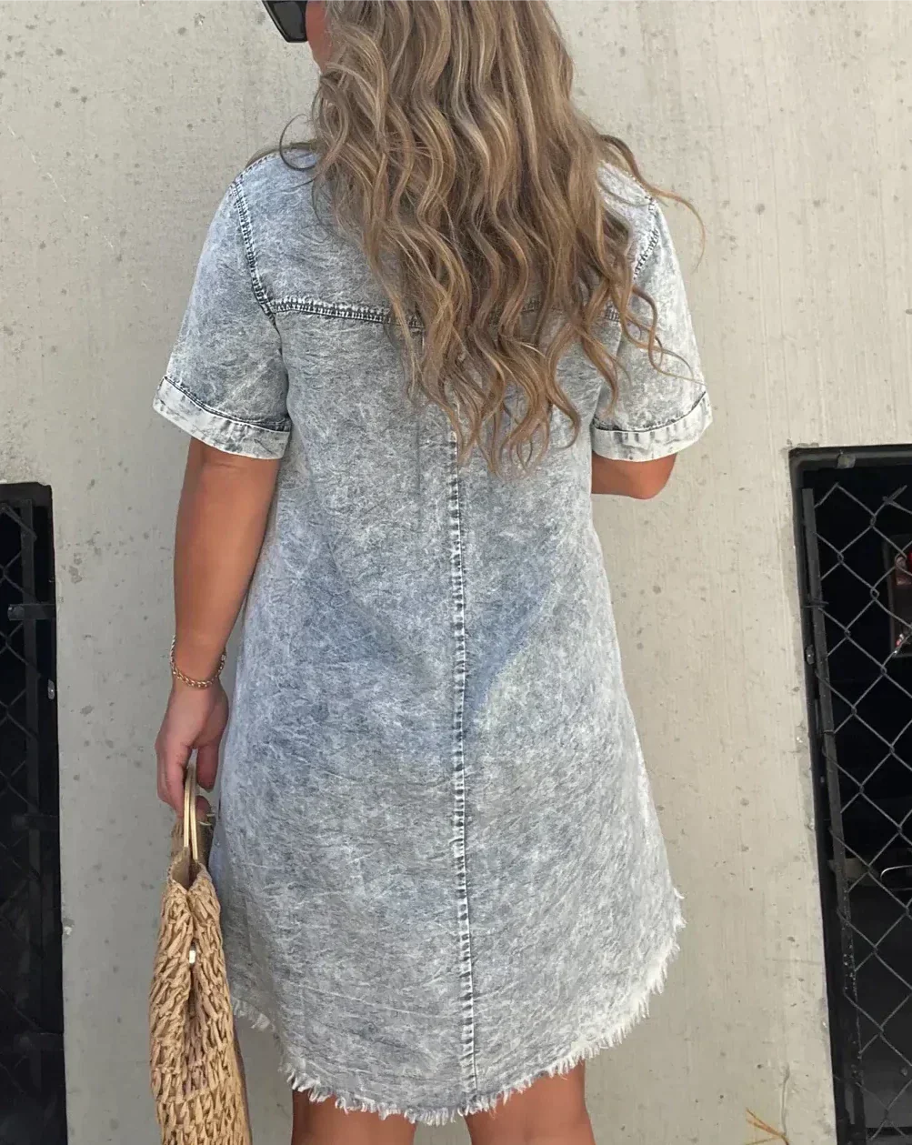 Vera | Casual denim shirt dress