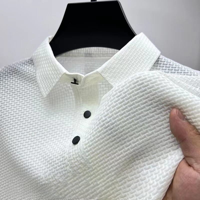 Owen - High quality silk polo shirt