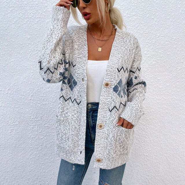 Zarra | Women's Short Knitted Cardigan | Button Down