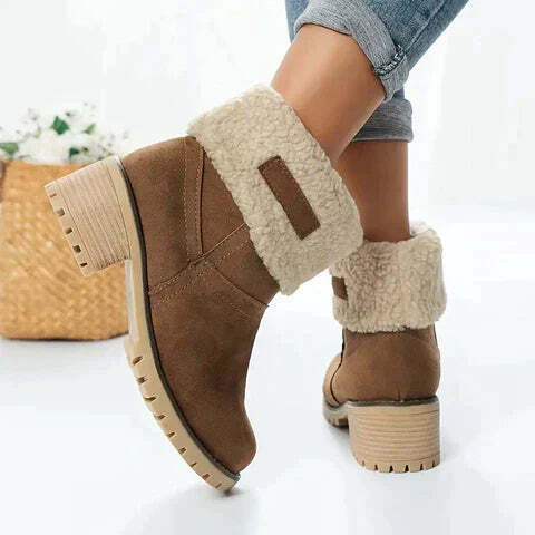 Belle | Women's Snow Ankle Boots | Warm