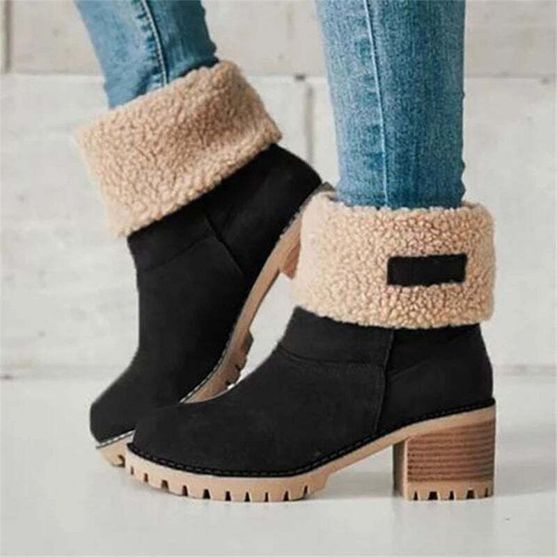 Belle | Women's Snow Ankle Boots | Warm