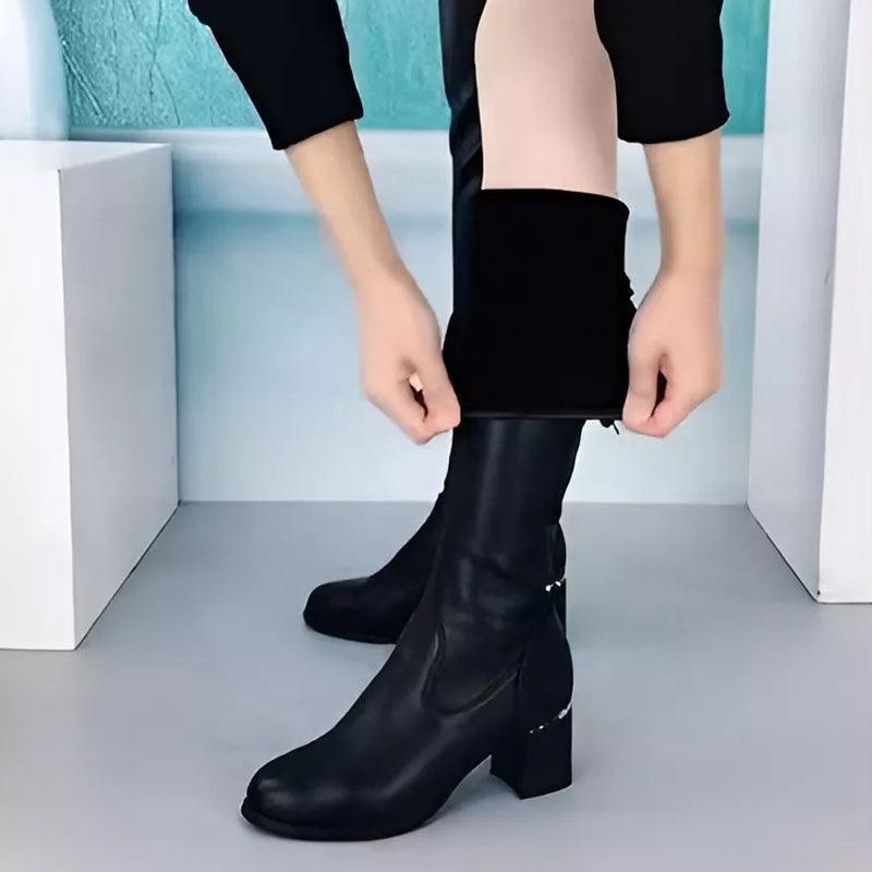 Alaiya | Women's Over The Knee Boots | Black