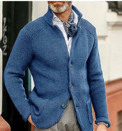 Wesson | Men's Winter Knitted Cardigan | Long