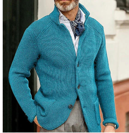 Wesson | Men's Winter Knitted Cardigan | Long