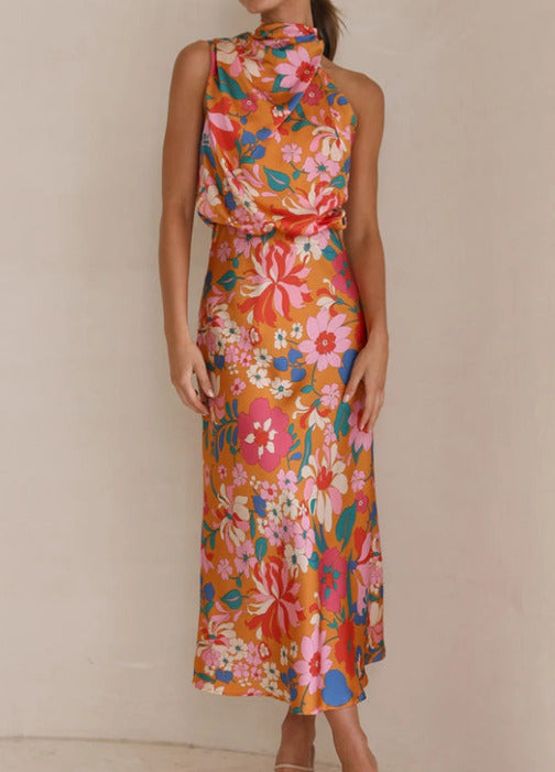 Sapphire | Women's Floral Summer Dress | Maxi