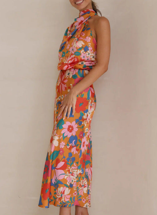 Sapphire | Women's Floral Summer Dress | Maxi