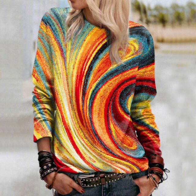 Neriah | Women's Casual Sweatshirt | Paint Print