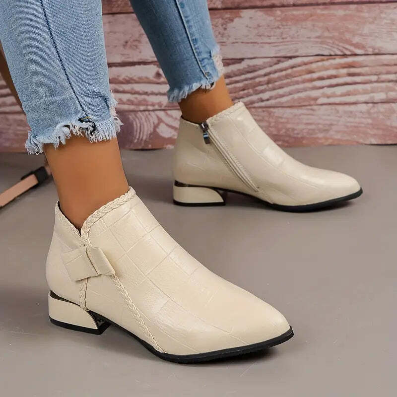 Paloma | Women's Chunky Ankle Boots | Low Heeled