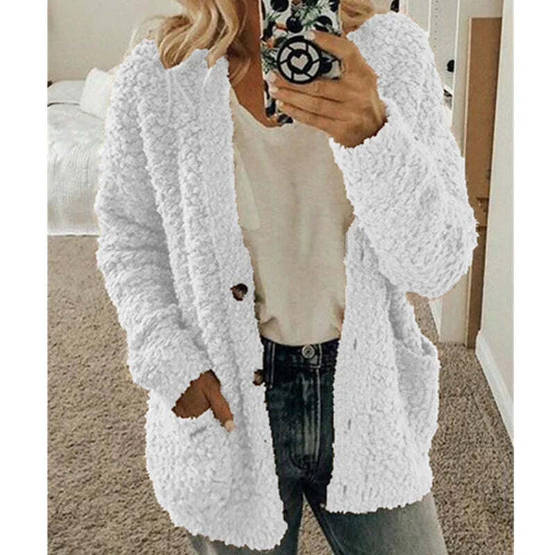 Trinity | Women's Winter Fluffy Cardigan | Warm