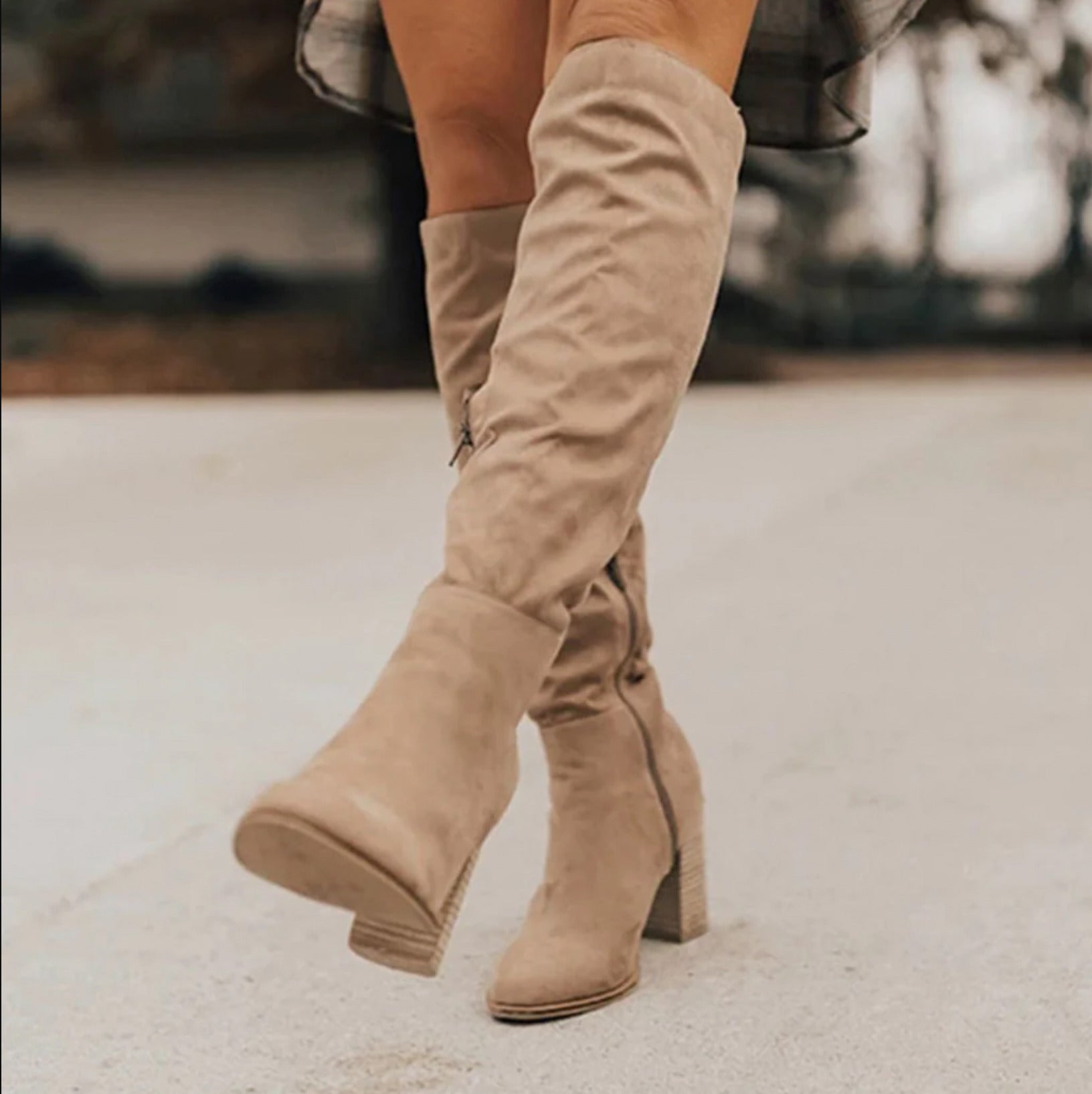 Emmeline | Women's Knee High Boots | Heeled