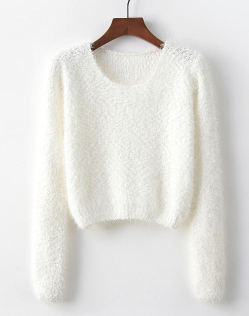 Michelle | Women's Knitted Sweater | White